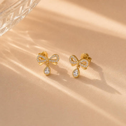 Golden Seraphina Bow Earrings product image 5