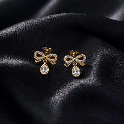 Golden Seraphina Bow Earrings product image 6