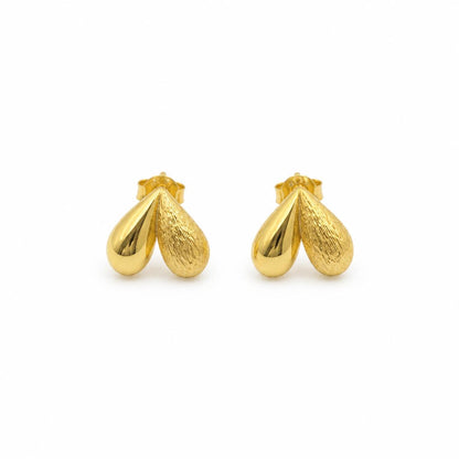 Golden Seraphina Twin Leaf Earrings product image 1