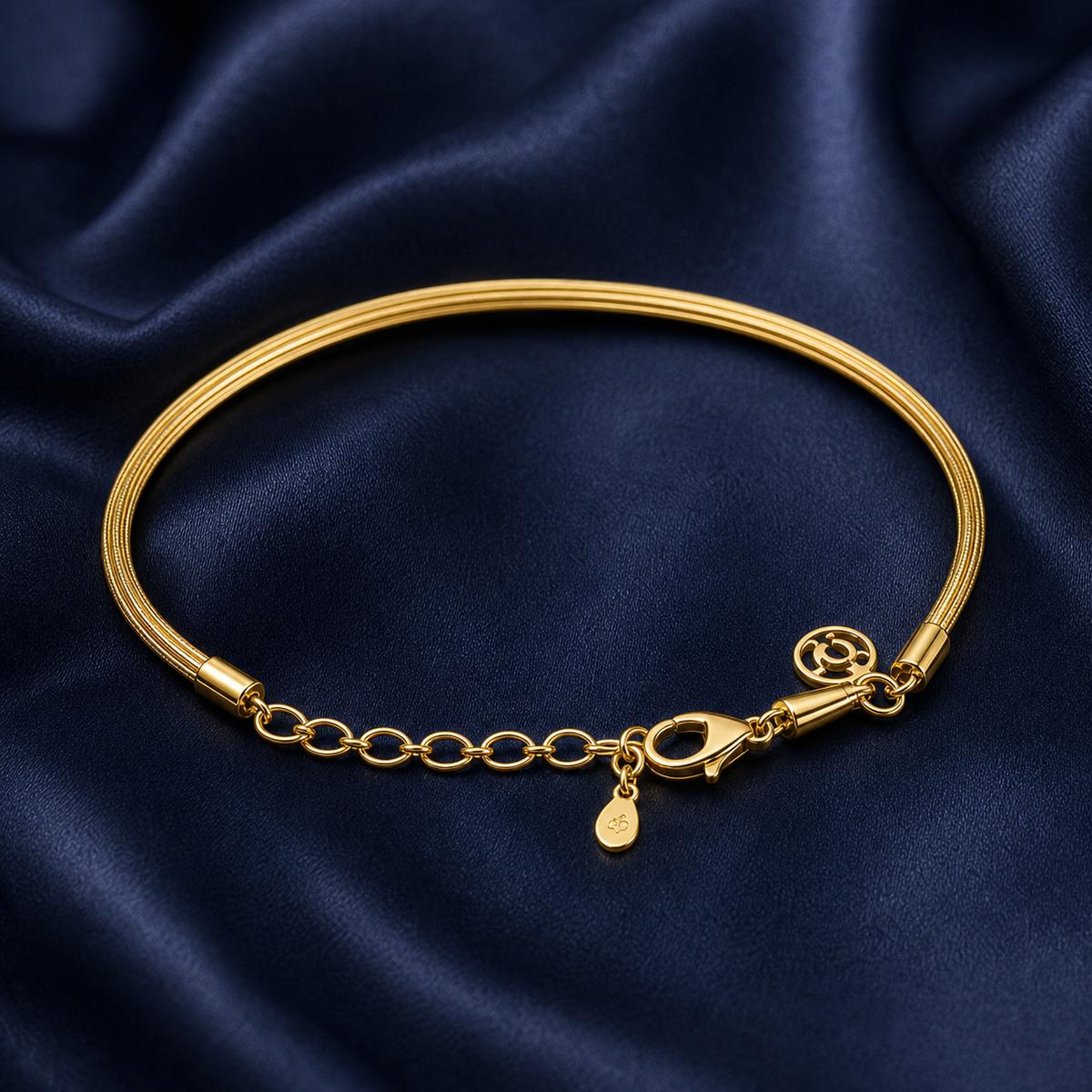 Golden Serena Coil Bracelet product image 3