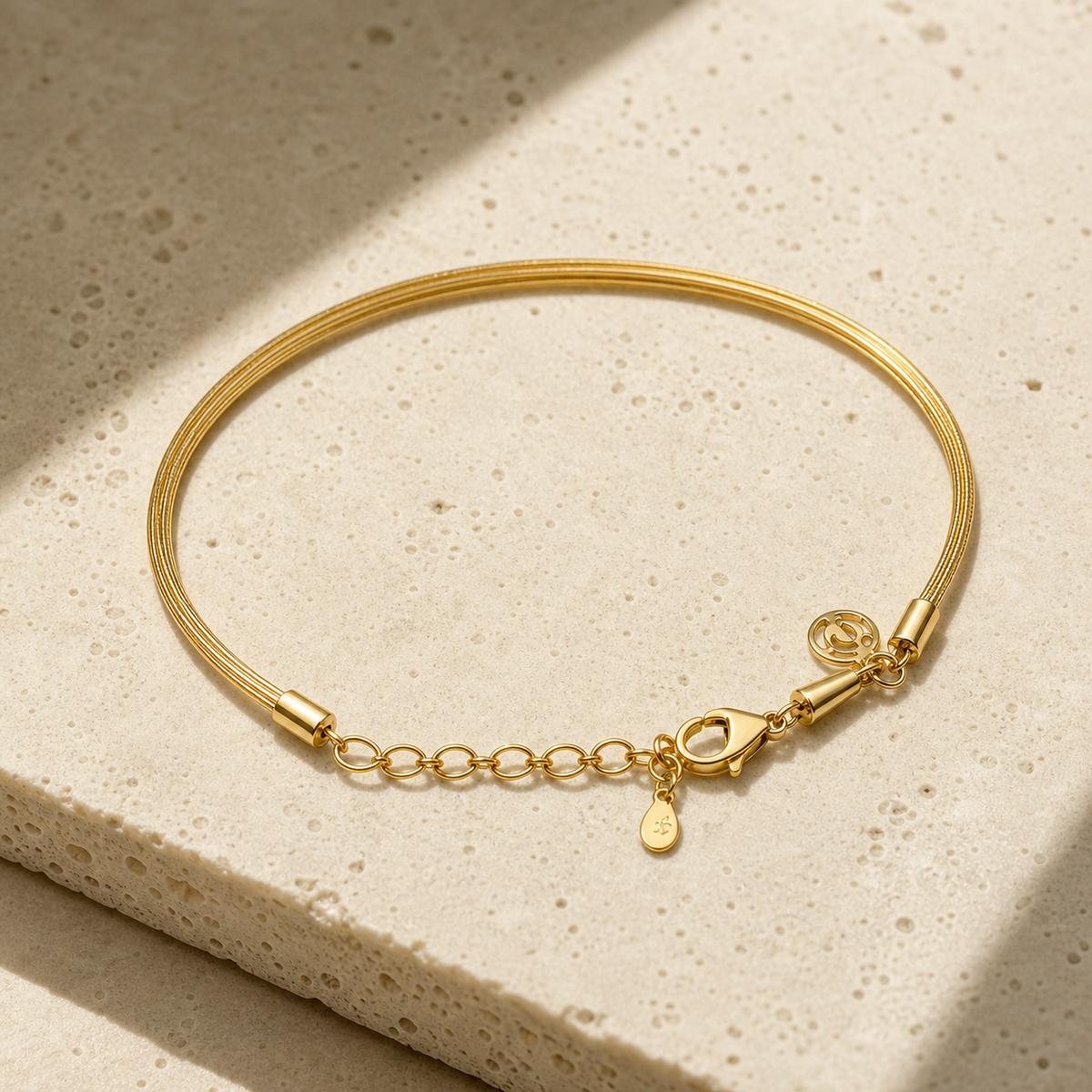 Golden Serena Coil Bracelet product image 4