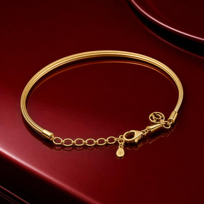 Golden Serena Coil Bracelet product image 6