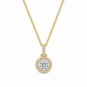 Golden Solara Halo Pendant product image 1