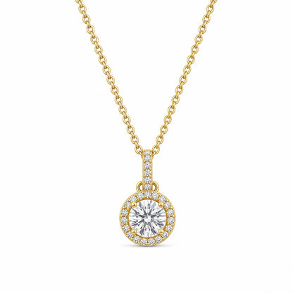 Golden Solara Halo Pendant product image 1