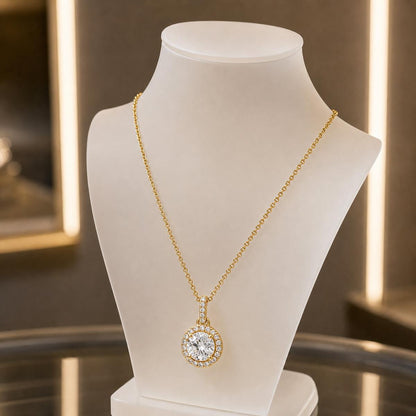 Golden Solara Halo Pendant product image 6