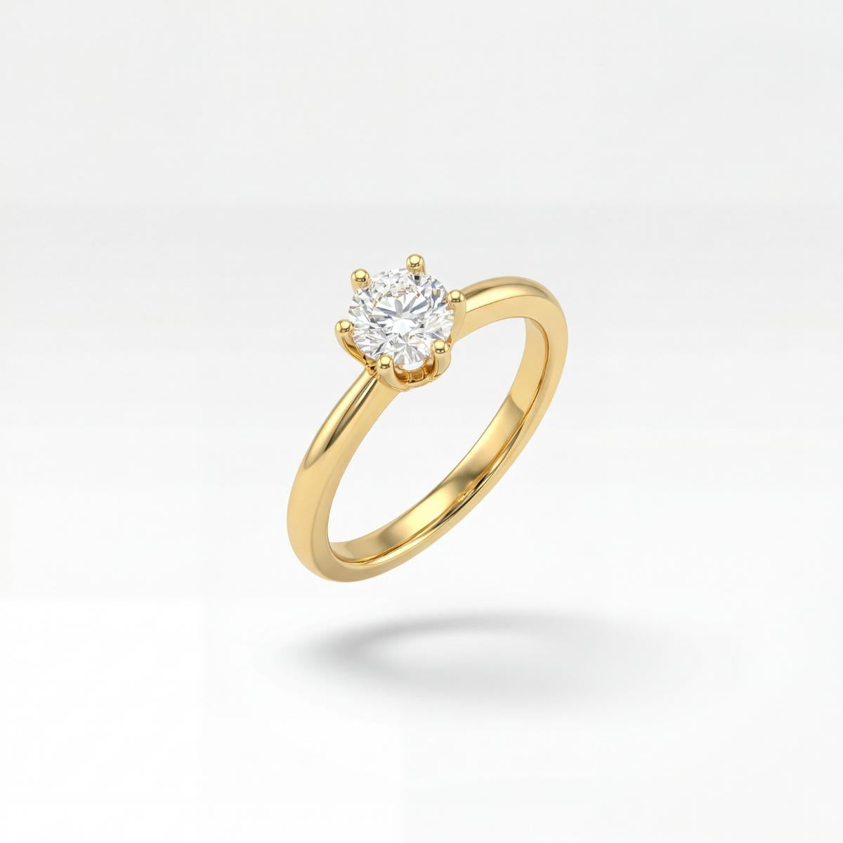 Golden Solitaire Shine Ring product image 1