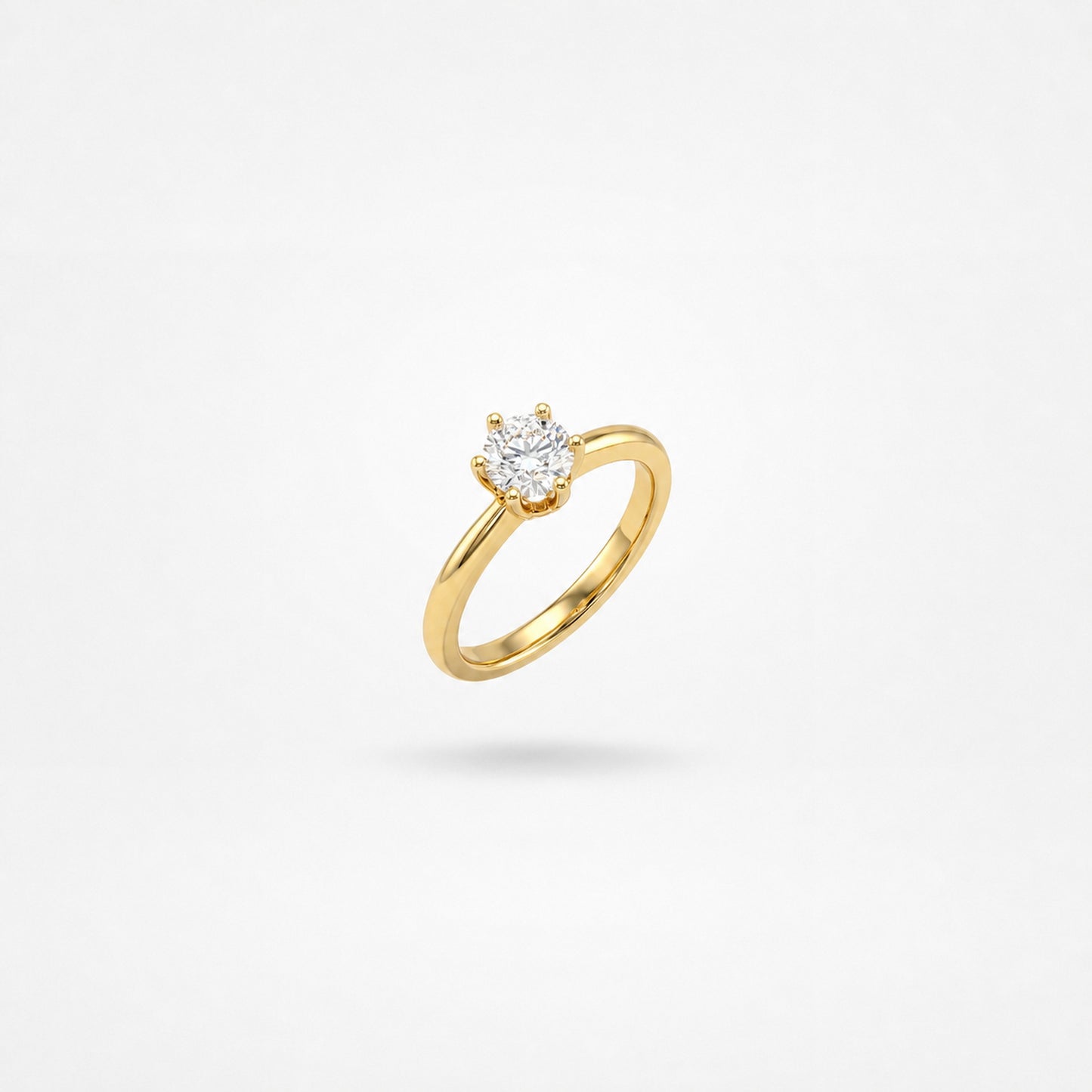 Golden Solitaire Shine Ring product image 2