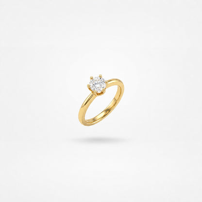 Golden Solitaire Shine Ring product image 2