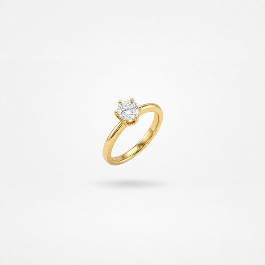 Golden Solitaire Shine Ring product image 2
