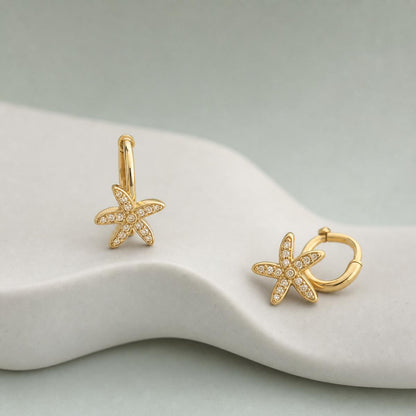Golden Tara Star Bloom Earrings product image 4