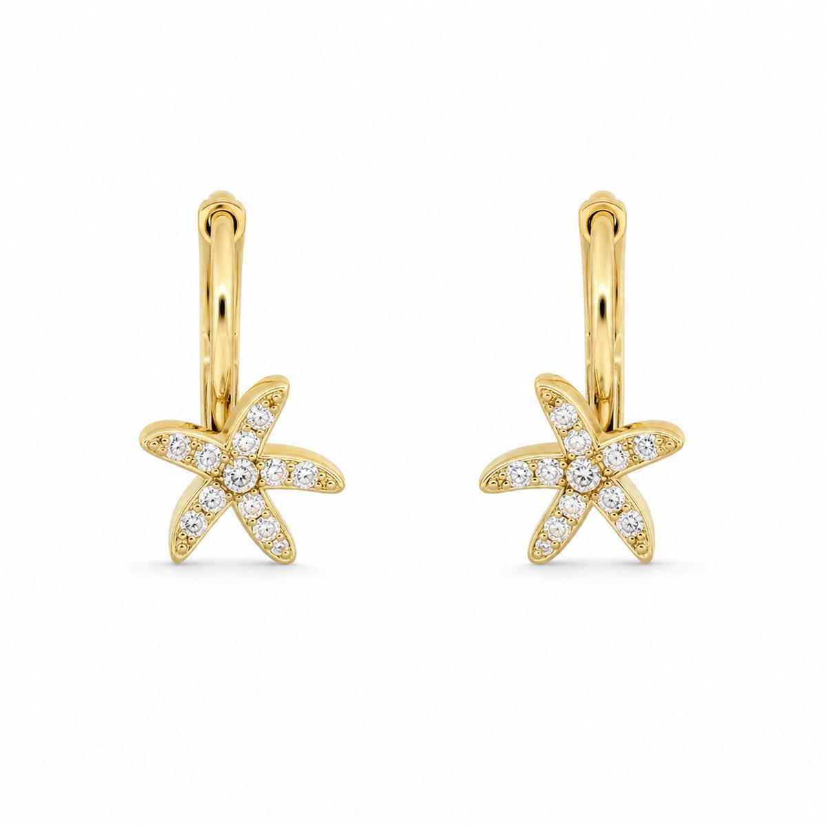 Golden Tara Star Bloom Earrings product image 1