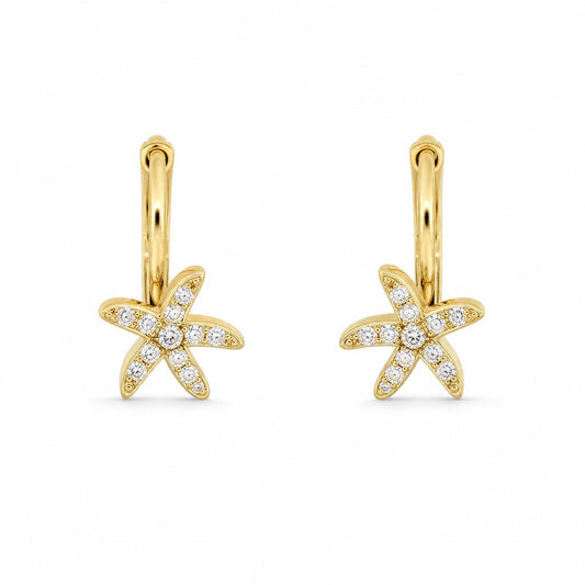 Golden Tara Star Bloom Earrings product image 1