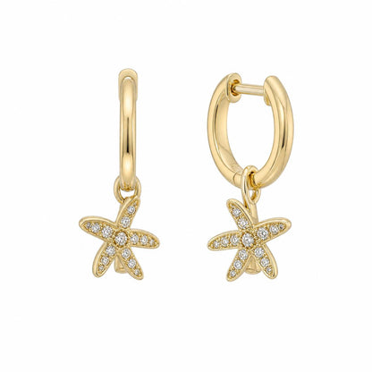Golden Tara Star Bloom Earrings product image 3