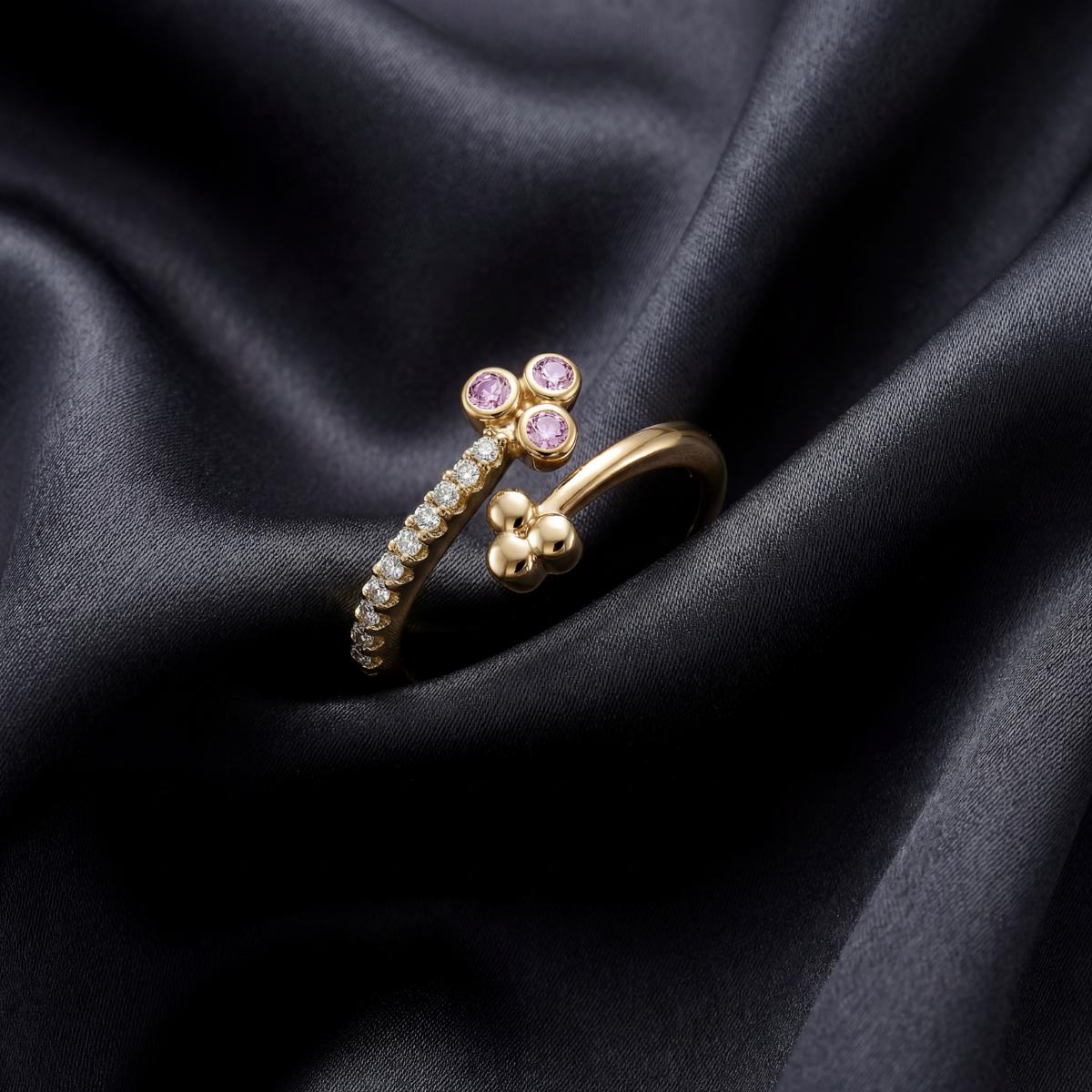 Golden Adjustable Trinity Ring product image 2
