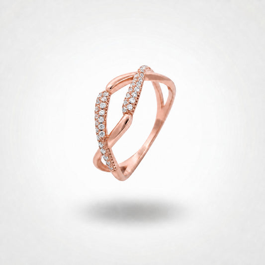 Rose Gold Adjustable Arc Ring product image 1