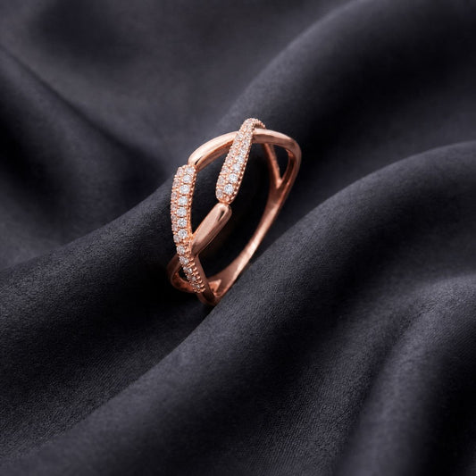 Rose Gold Adjustable Arc Ring product image 2