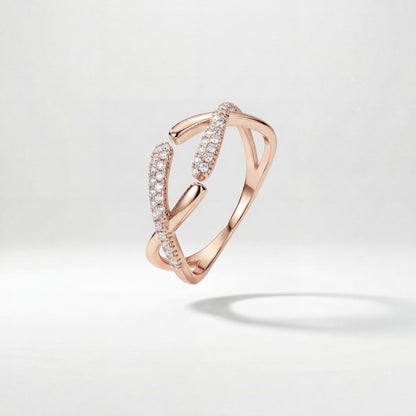 Rose Gold Adjustable Arc Ring product image 1
