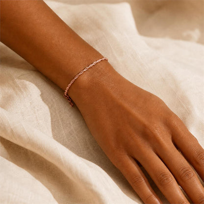 Rose Gold Aria Twist Bracelet product image 3