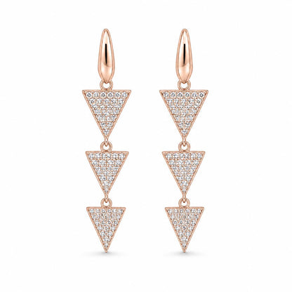 Rose Gold Astra Cascade Earrings product image 1