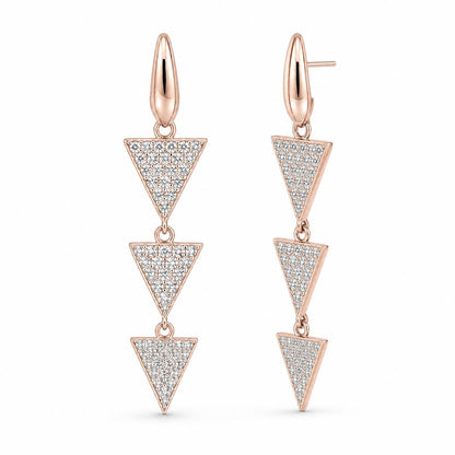 Rose Gold Astra Cascade Earrings product image 3