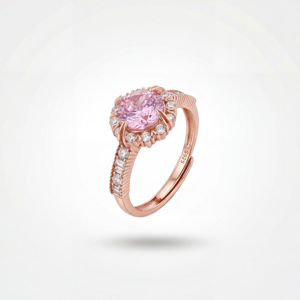 Rose Gold Blush Crown Ring product image 1