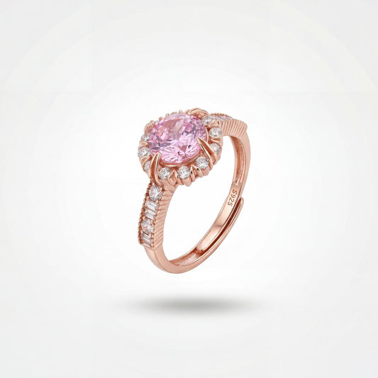 Rose Gold Blush Crown Ring product image 1