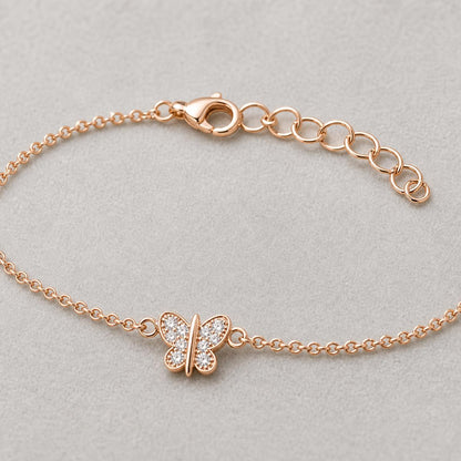 Rose Gold Bow Cross Anklet product image 10