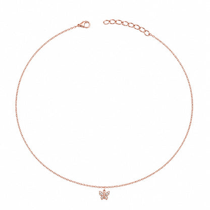 Rose Gold Butterfly Spark Anklet product image 1