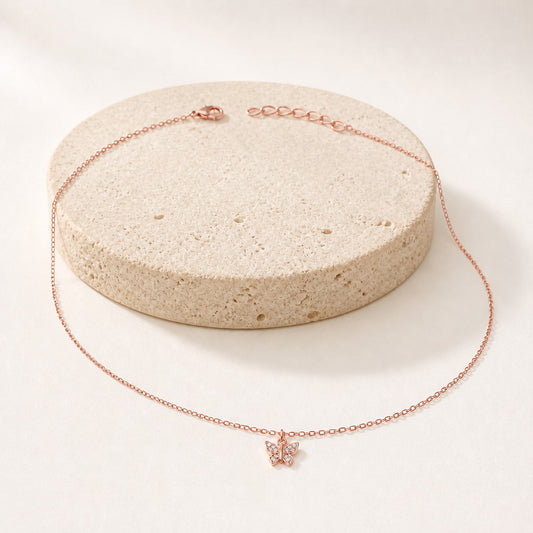 Rose Gold Butterfly Spark Anklet product image 2