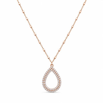 Rose Gold Celeste Dewdrop Pendant product image 1