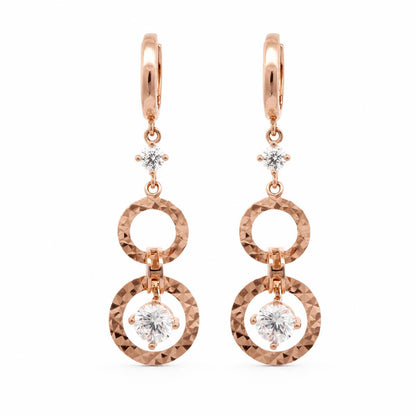 Rose Gold Celeste Orbit Earrings product image 1