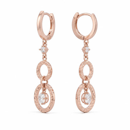 Rose Gold Celeste Orbit Earrings product image 3