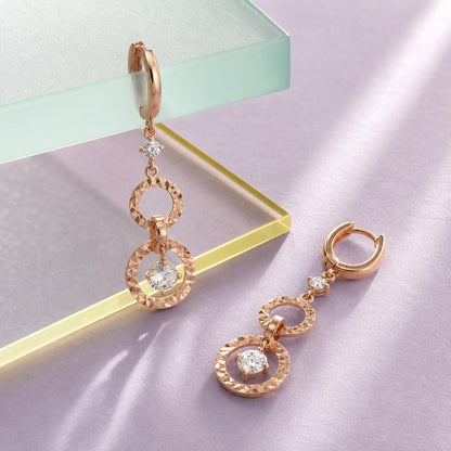 Rose Gold Celeste Orbit Earrings product image 5