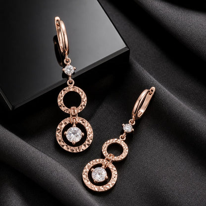 Rose Gold Celeste Orbit Earrings product image 6