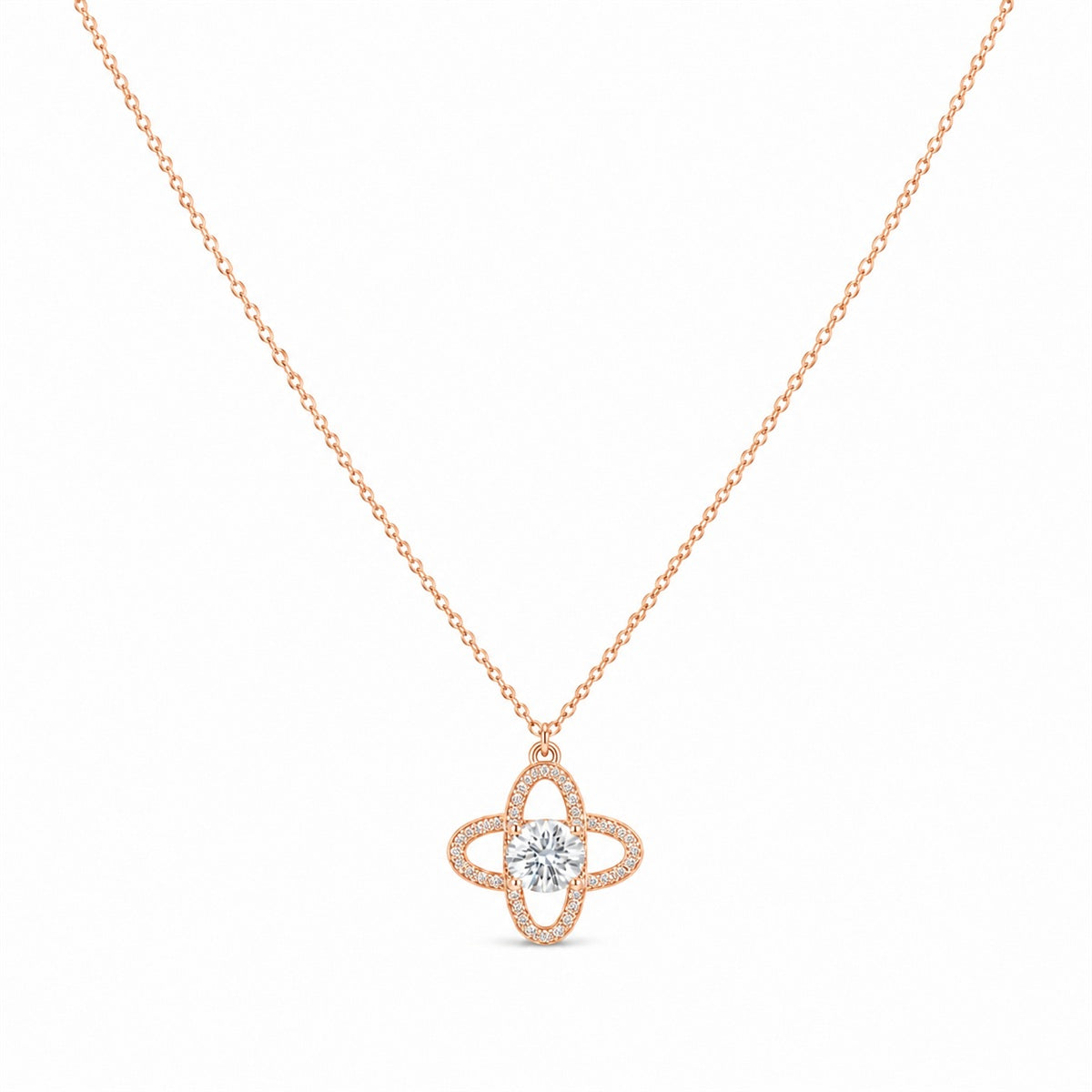 Rose Gold Celestial Orbit Pendant product image 1