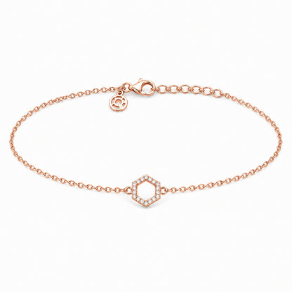 Rose Gold Circle Halo Anklet product image 1