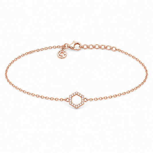 Rose Gold Circle Halo Anklet product image 1