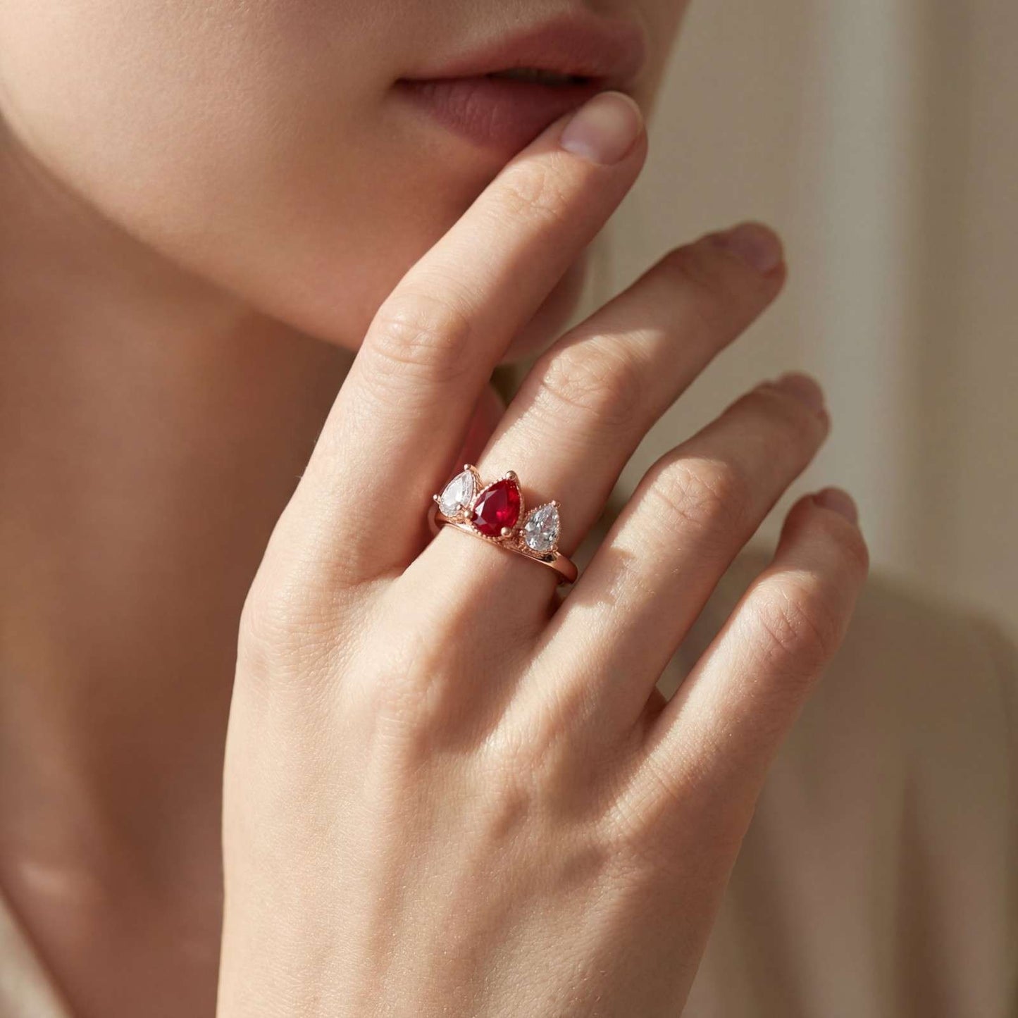 Rose Gold Crimsona Ring product image 7