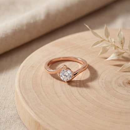 Rose Gold Eterna Solitaire Ring product image 3