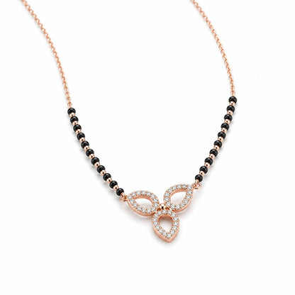 Rose Gold Floral Drop Mangalsutra product image 2