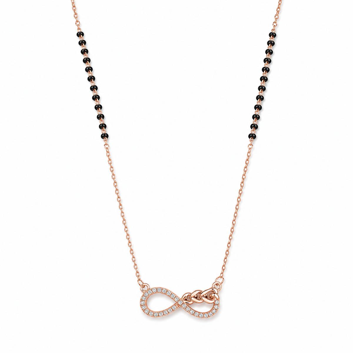 Rose Gold Infinity Grace Mangalsutra product image 1