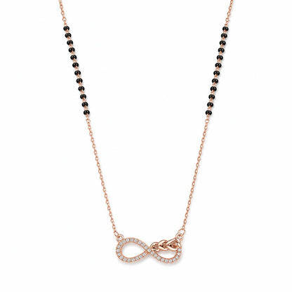 Rose Gold Infinity Grace Mangalsutra product image 1