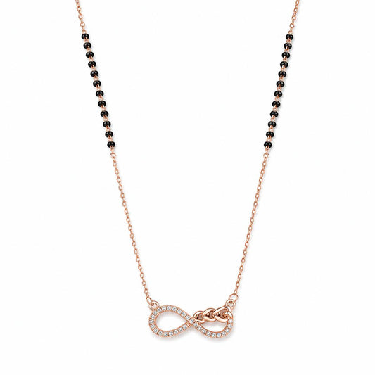 Rose Gold Infinity Grace Mangalsutra product image 1