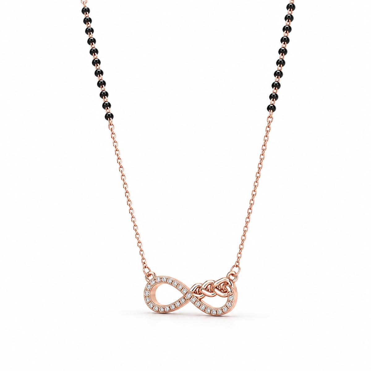 Rose Gold Infinity Grace Mangalsutra product image 2