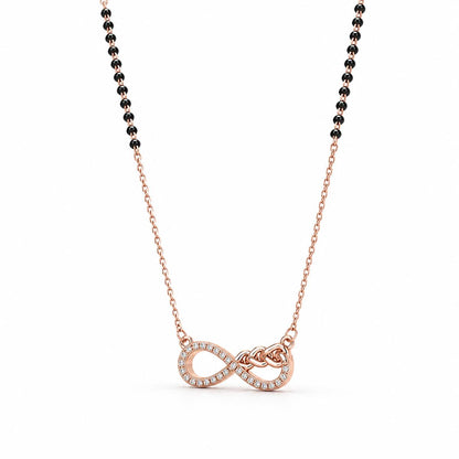 Rose Gold Infinity Grace Mangalsutra product image 2