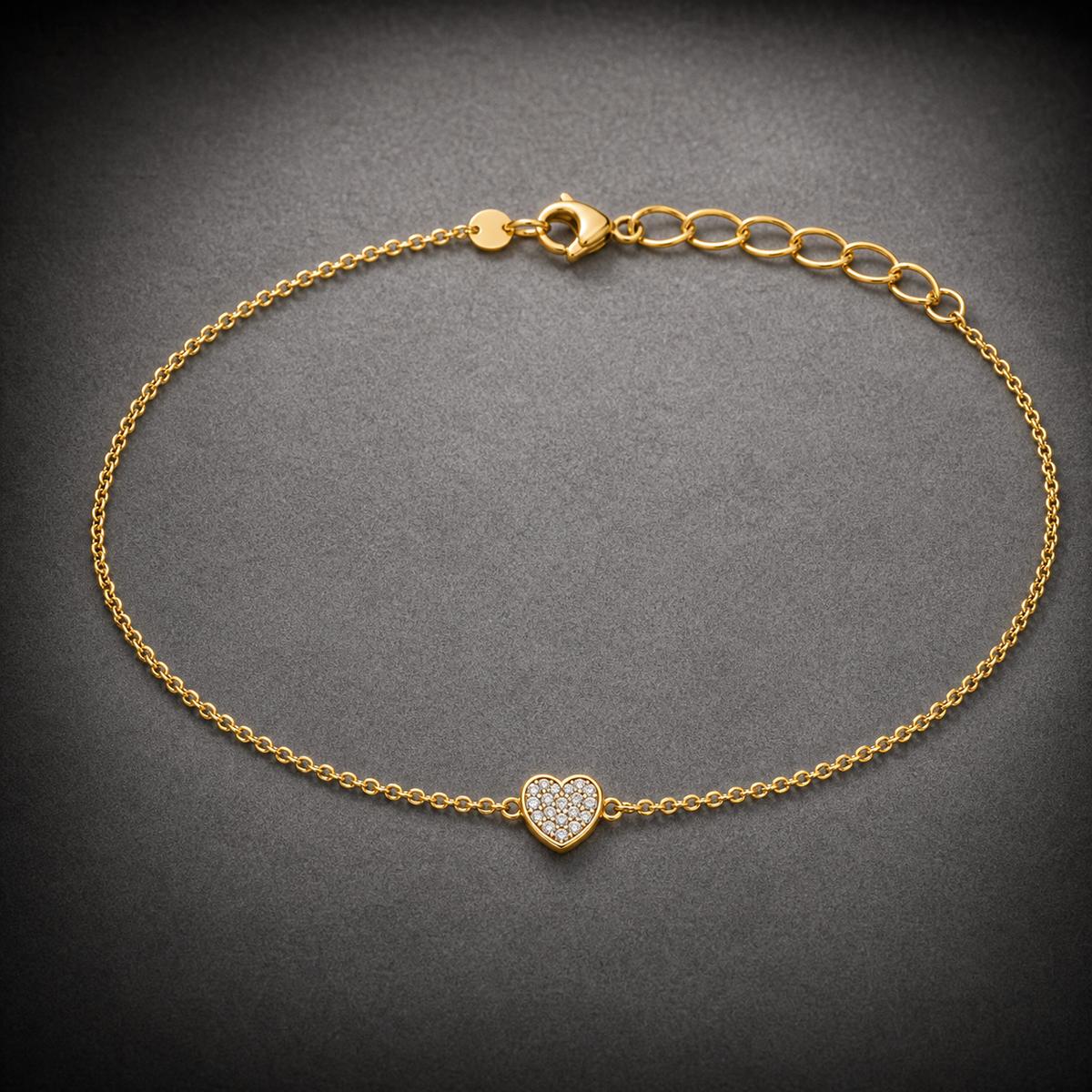 Rose Gold Infinity Loop Anklet product image 1