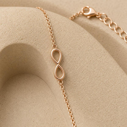 Rose Gold Infinity Loop Anklet product image 2