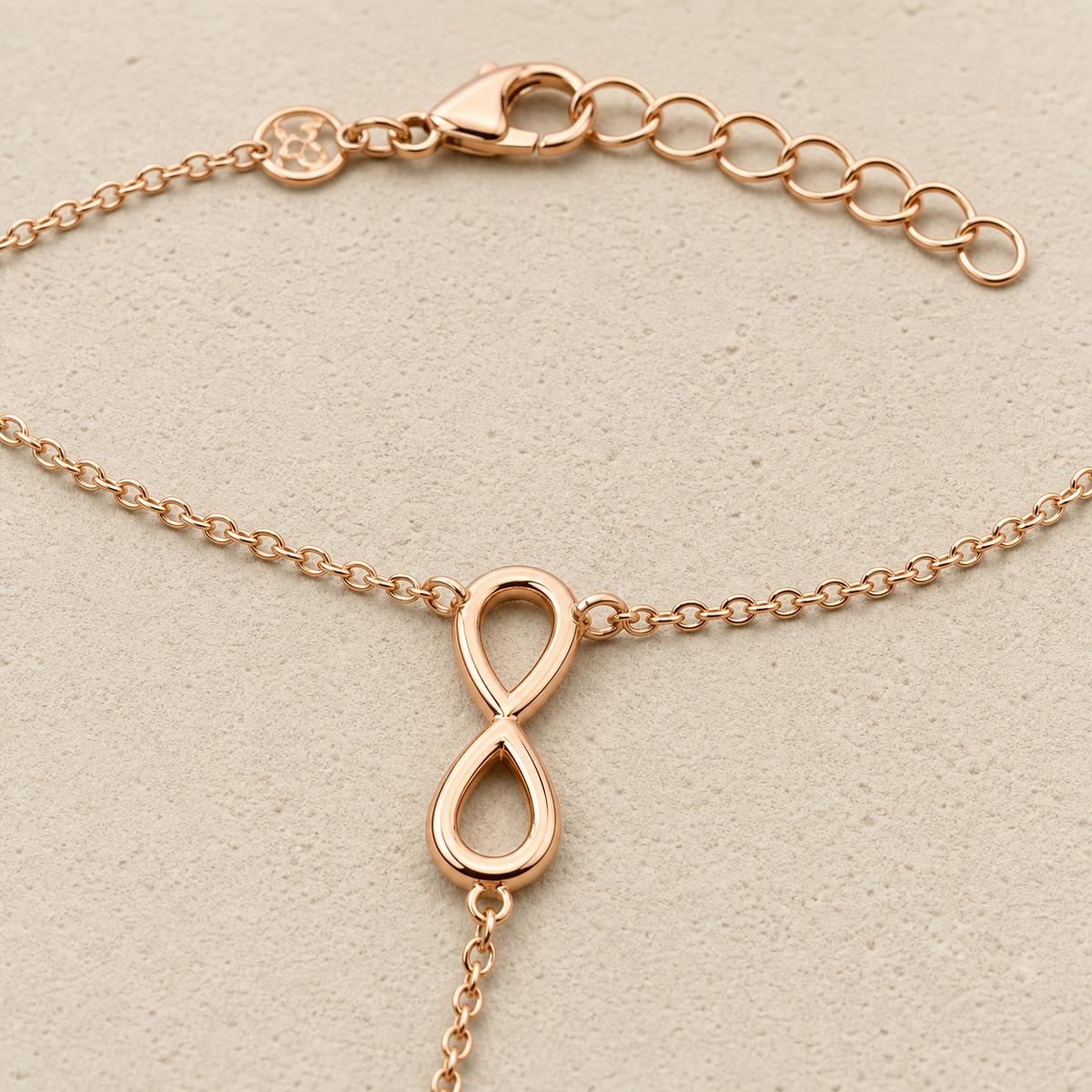 Rose Gold Infinity Loop Anklet product image 9