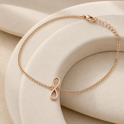 Rose Gold Infinity Loop Anklet product image 11