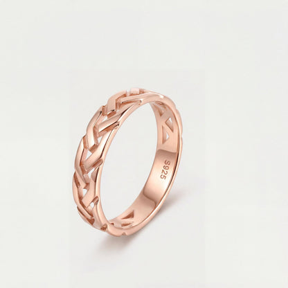 Rose Gold Interlock Ring product image 1